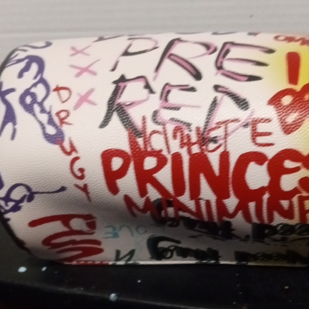 Source Unknown Multicolor Graffiti Clutch - image 2